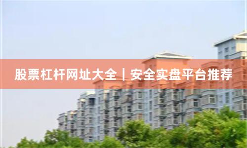 股票杠杆网址大全｜安全实盘平台推荐